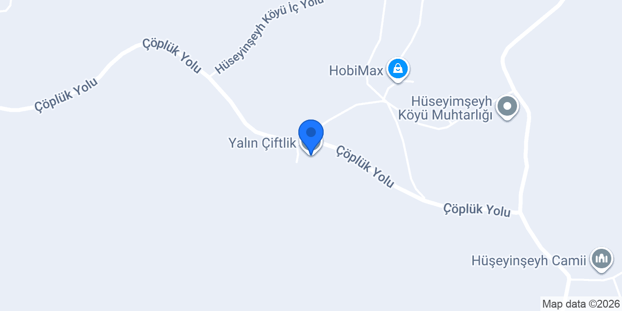 Yalın Çiftlik konumu