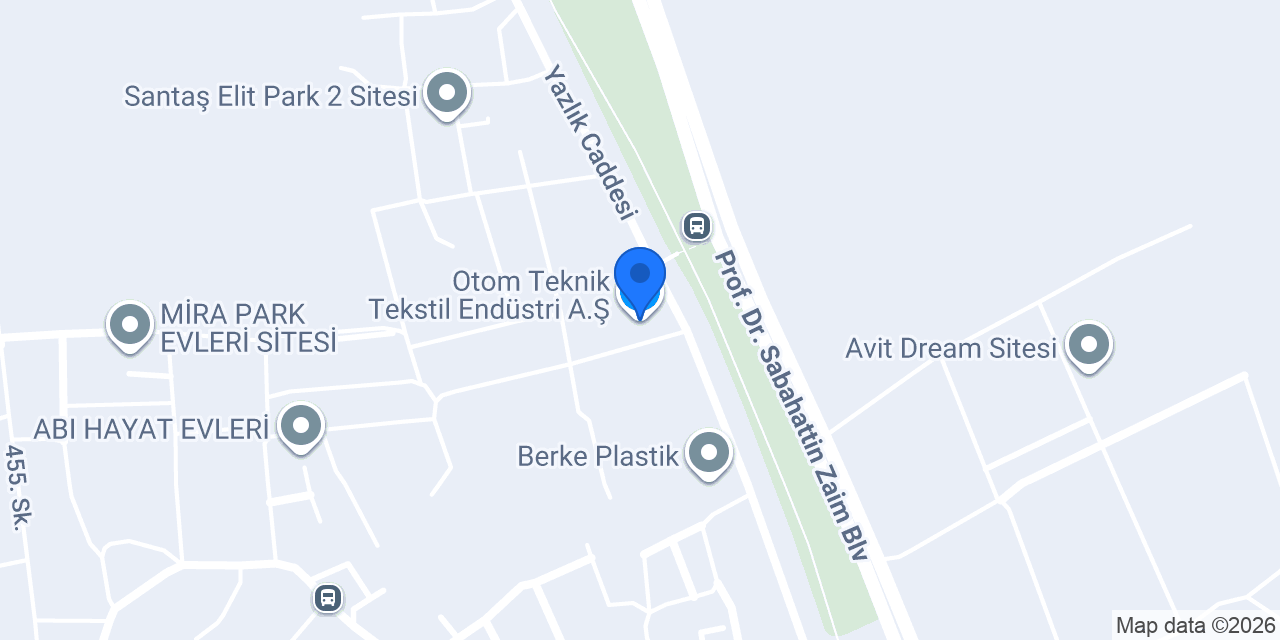 Otom Teknik Tekstil Endüstri A.Ş. konumu