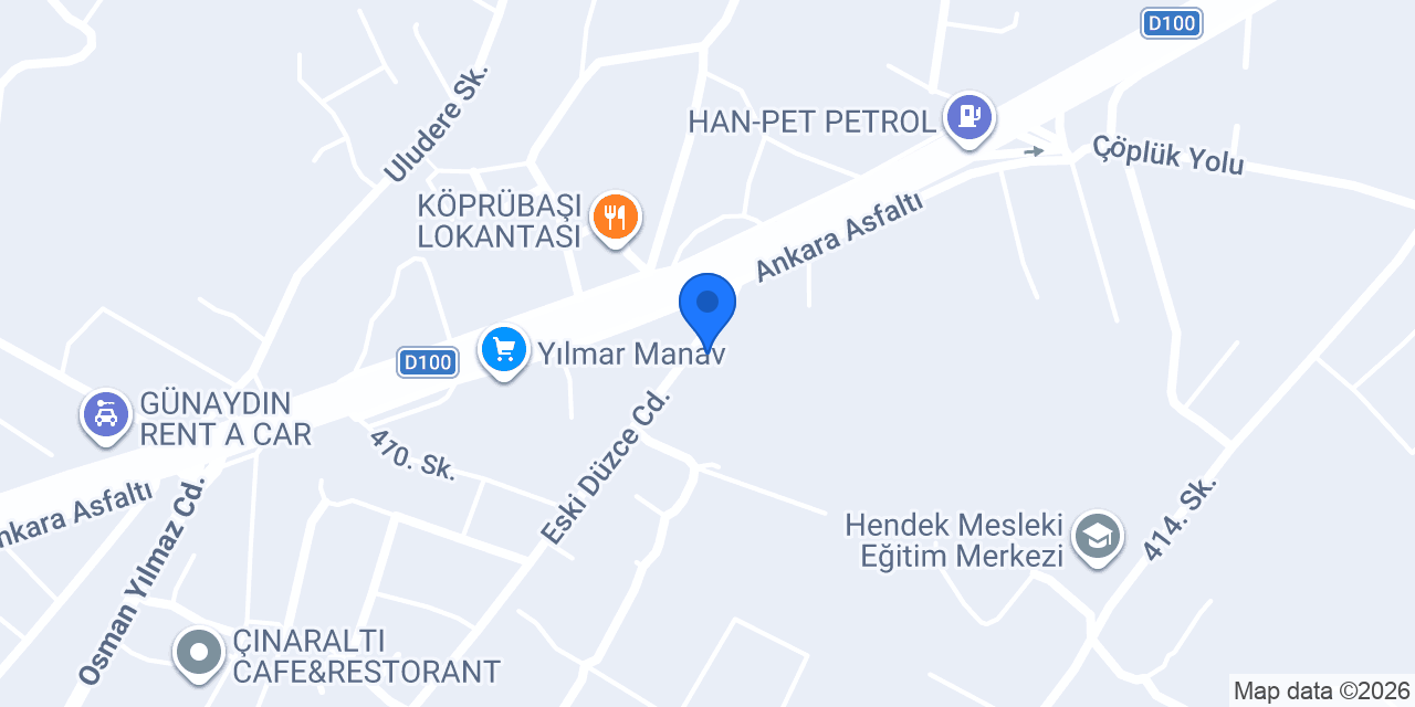 Yılmazlar Kerestecilik konumu