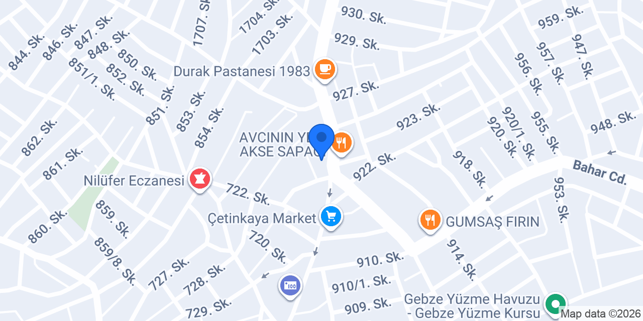 Hanoğlu Baklavaları konumu