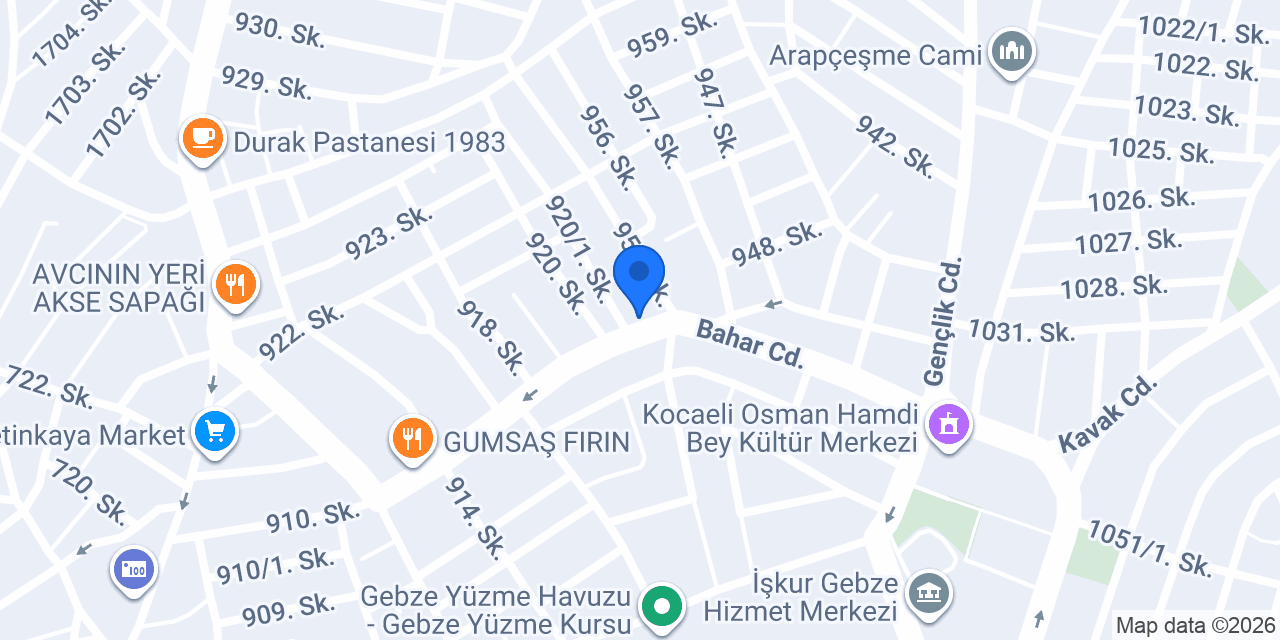 Mhs Özdemir İnşaat konumu
