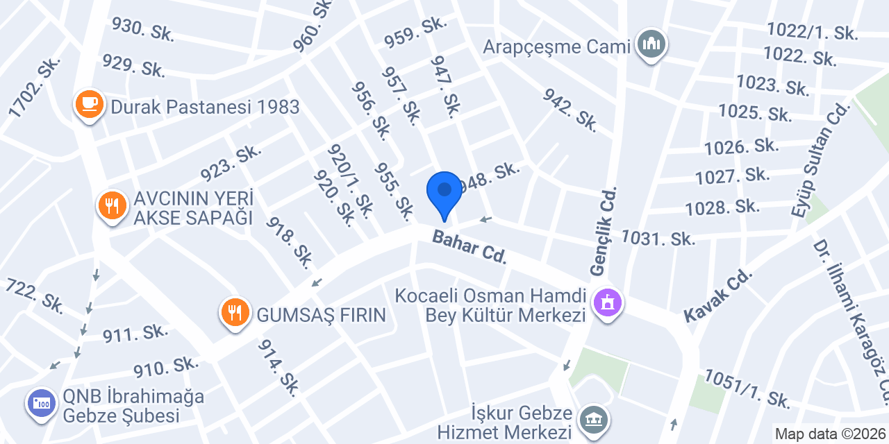 Ayanlar Elektrik konumu