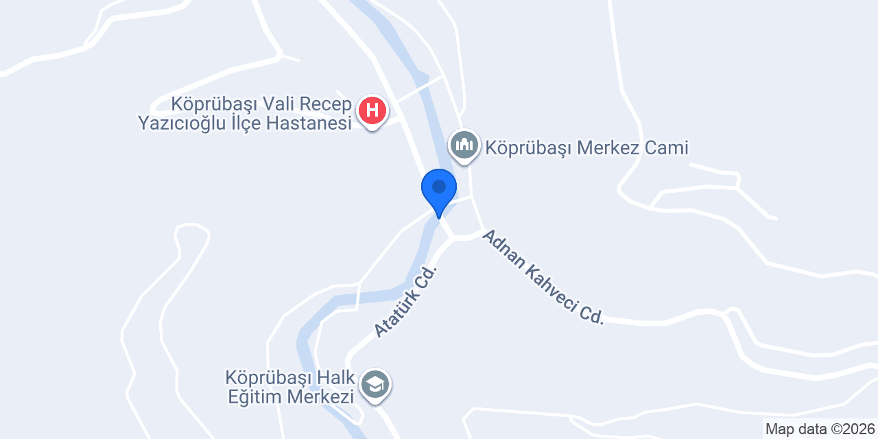 Köprübaşı NET İnternet Portalı konumu