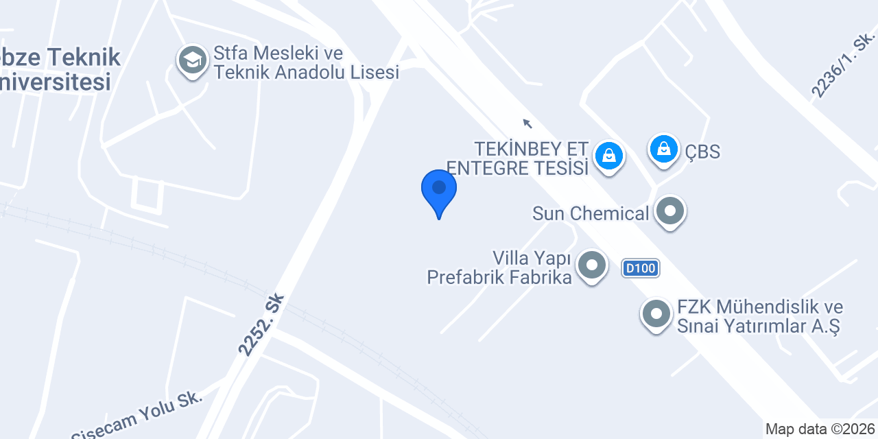 Can Kargo Gebze Transfer Merkezi konumu