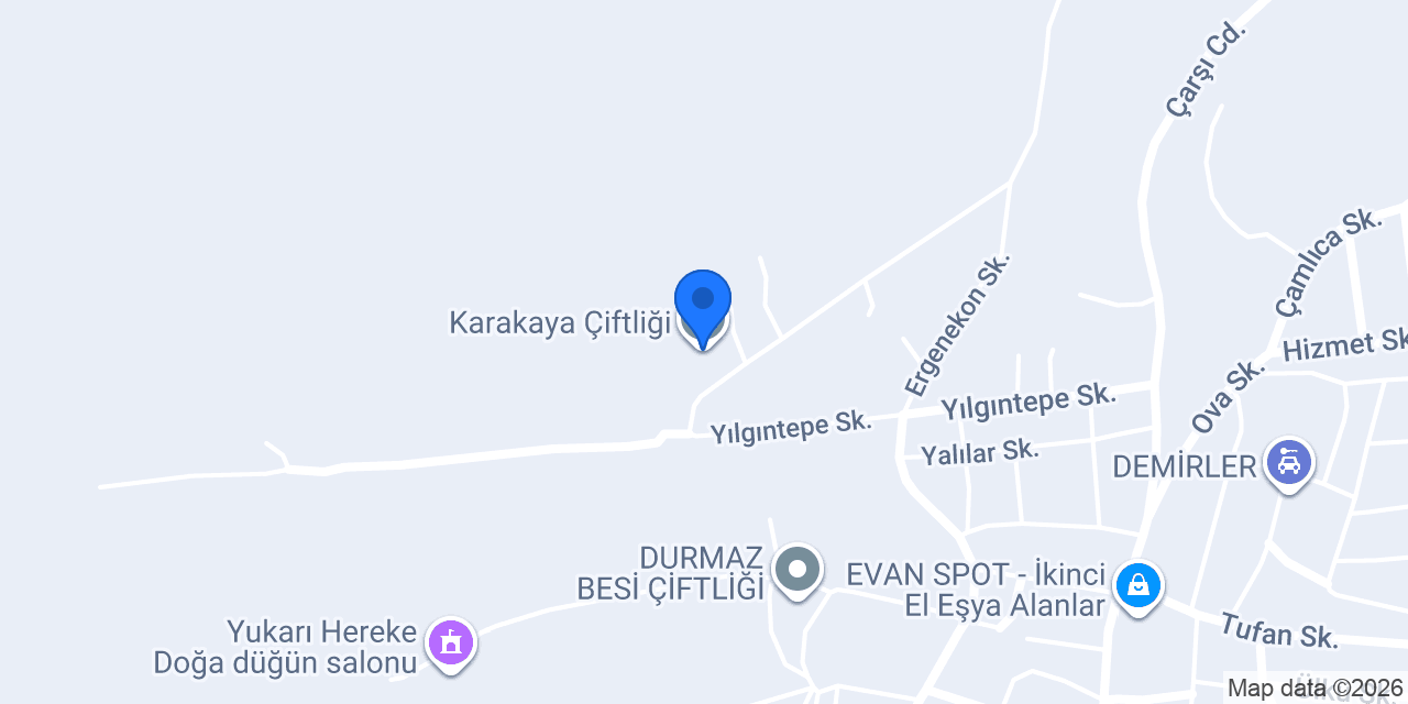 Karakaya Çiftliği konumu