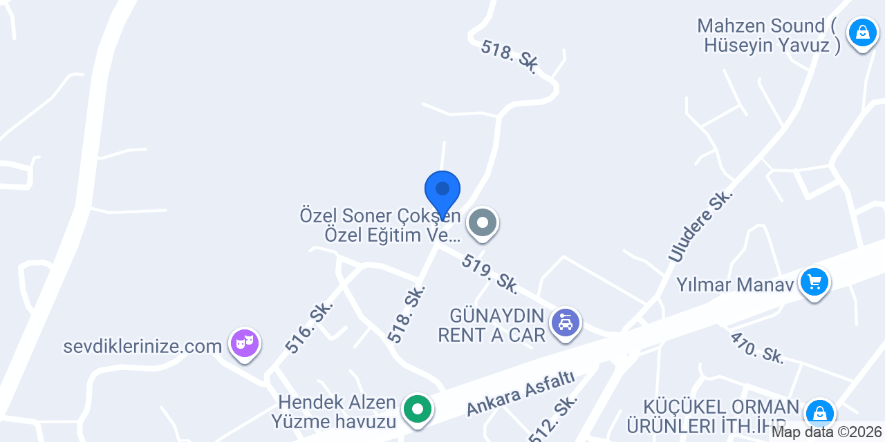 Ayzenbi mobilya konumu