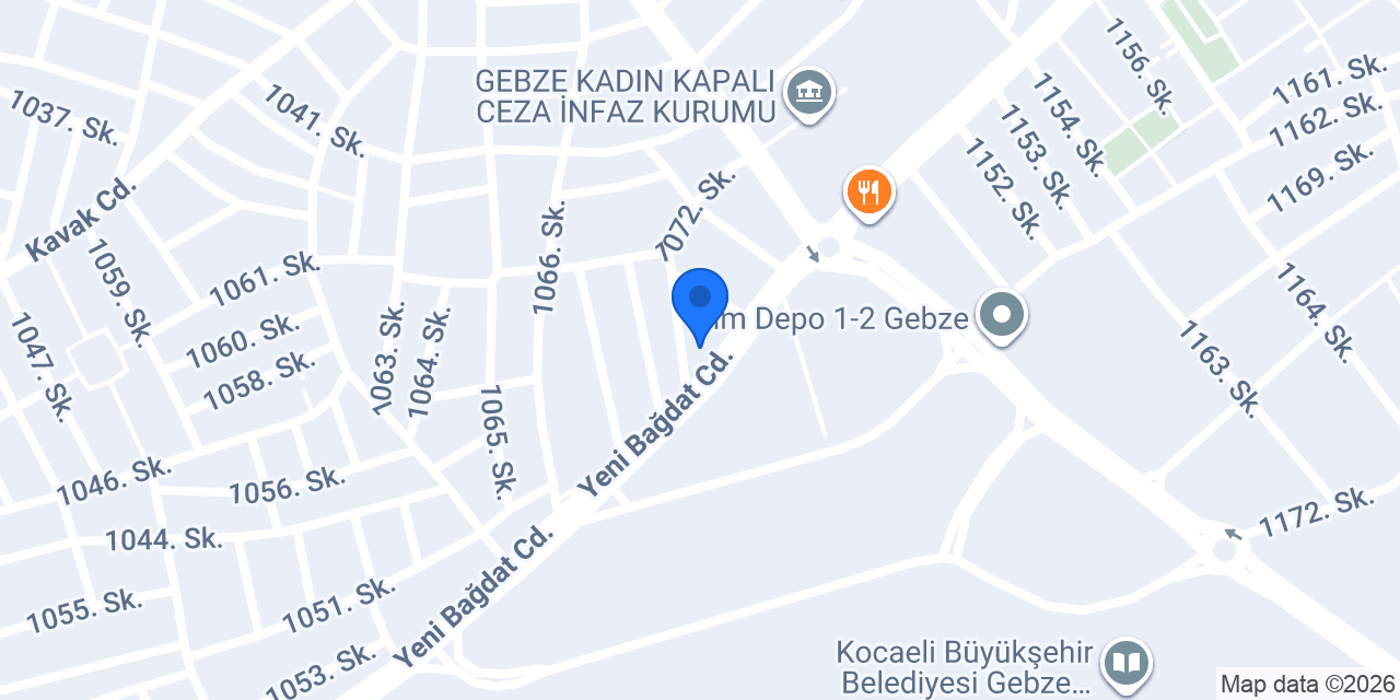 Gebze Davet Evi konumu