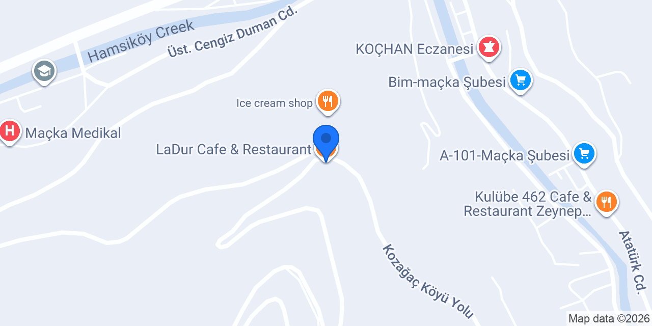 LaDur Cafe & Restaurant konumu