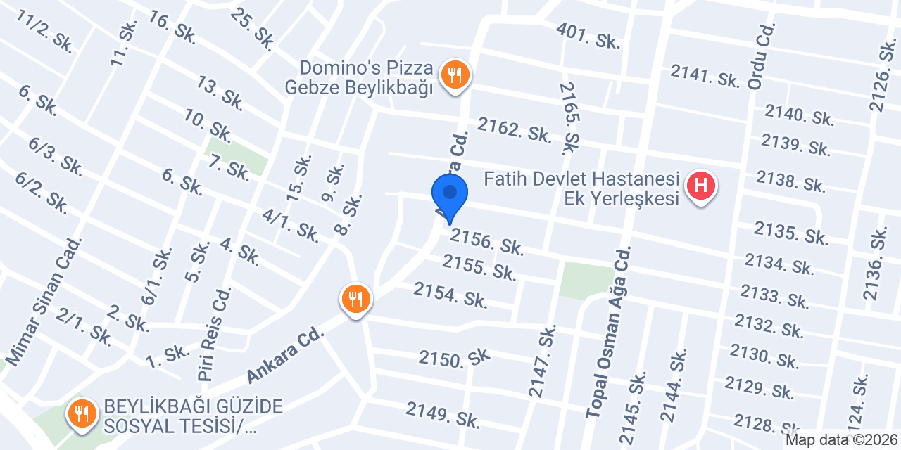 Oses Çiğ Köfte konumu