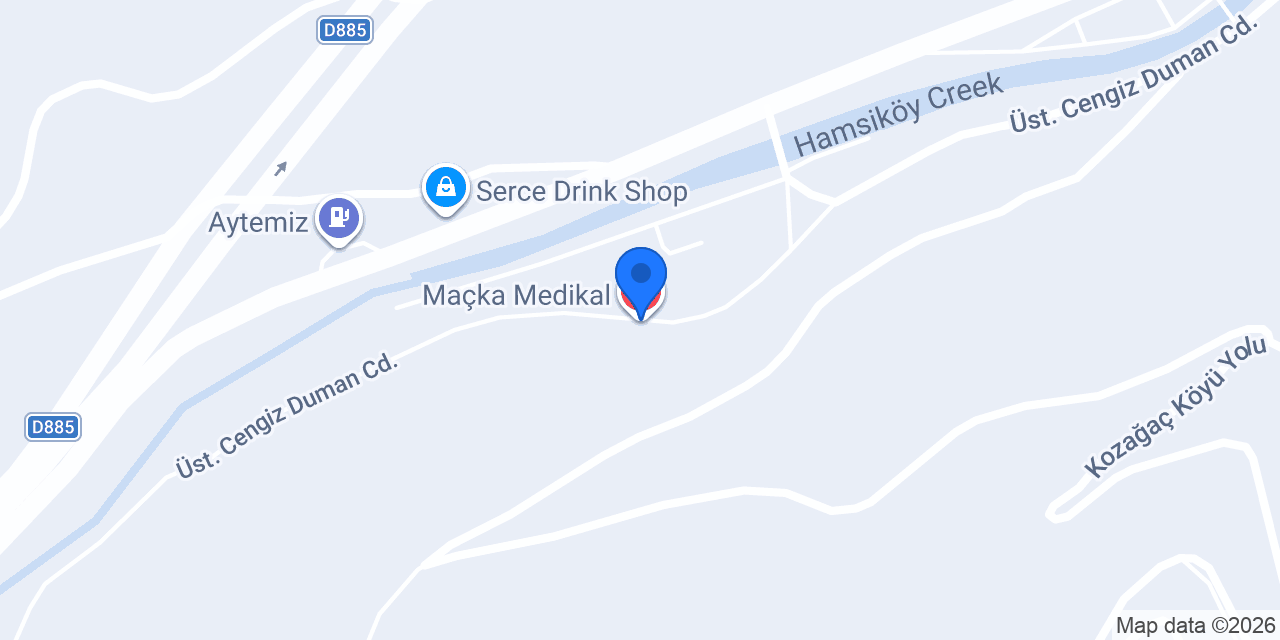 Maçka Medikal konumu