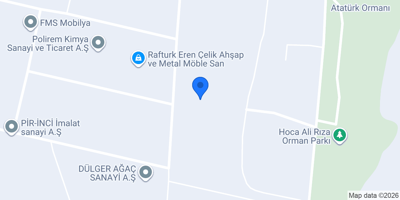 KAHREMAN mobilya&kapı fabrikası konumu