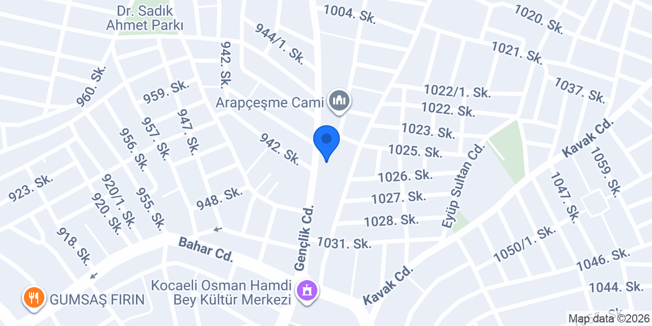 Akıncı Büro Mobilyaları konumu