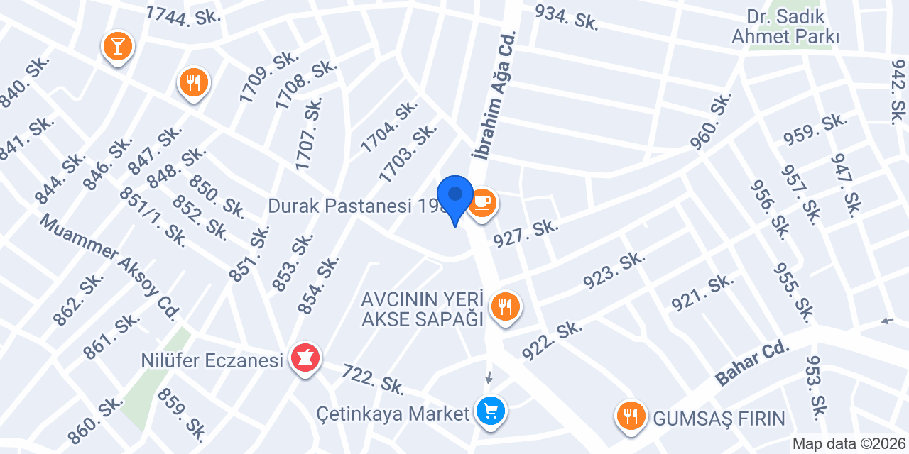 Yılpet Pansiyon konumu