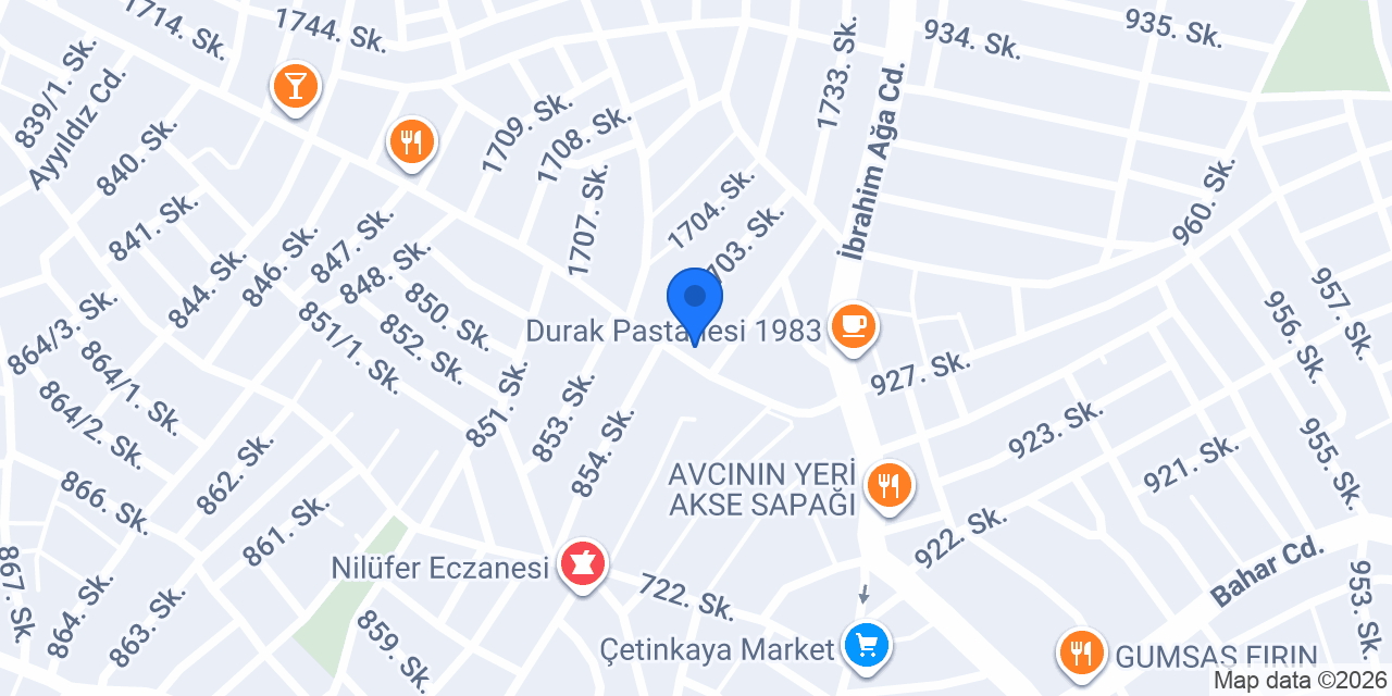 Elif Kuru Temizleme konumu