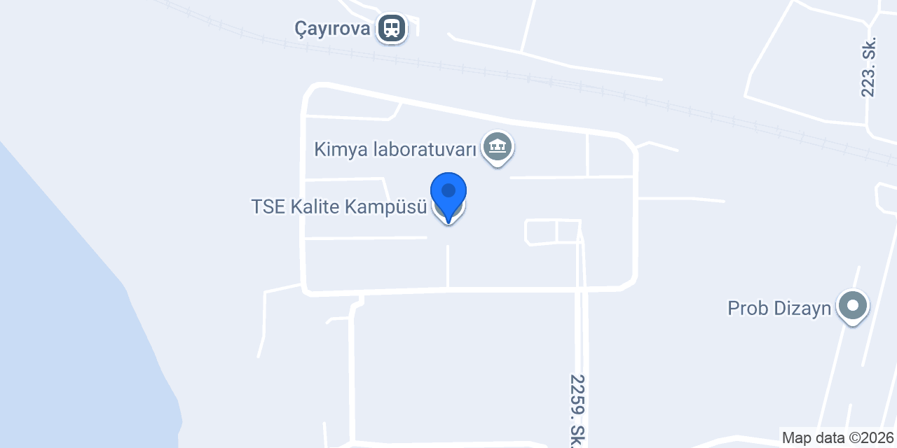 TSE Kalite Kampüsü konumu