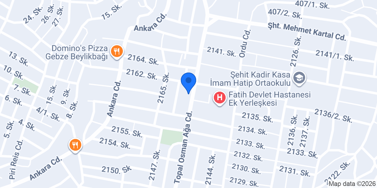 Özbolat Eczanesi konumu