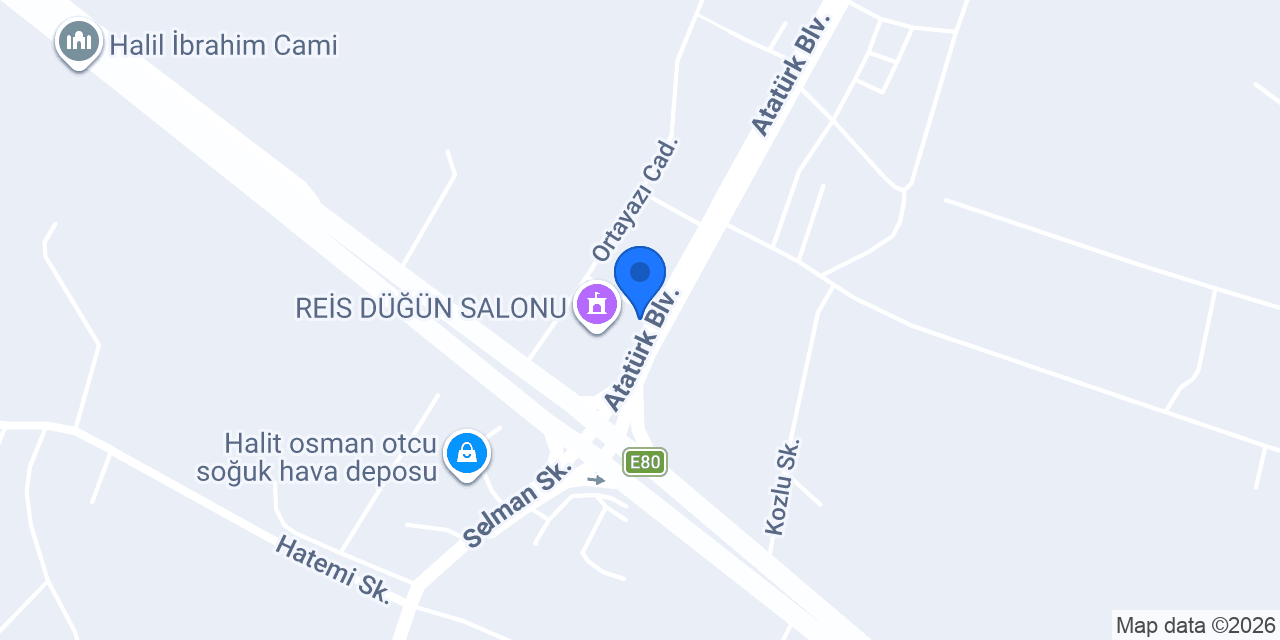 Bahadır mermer granit konumu