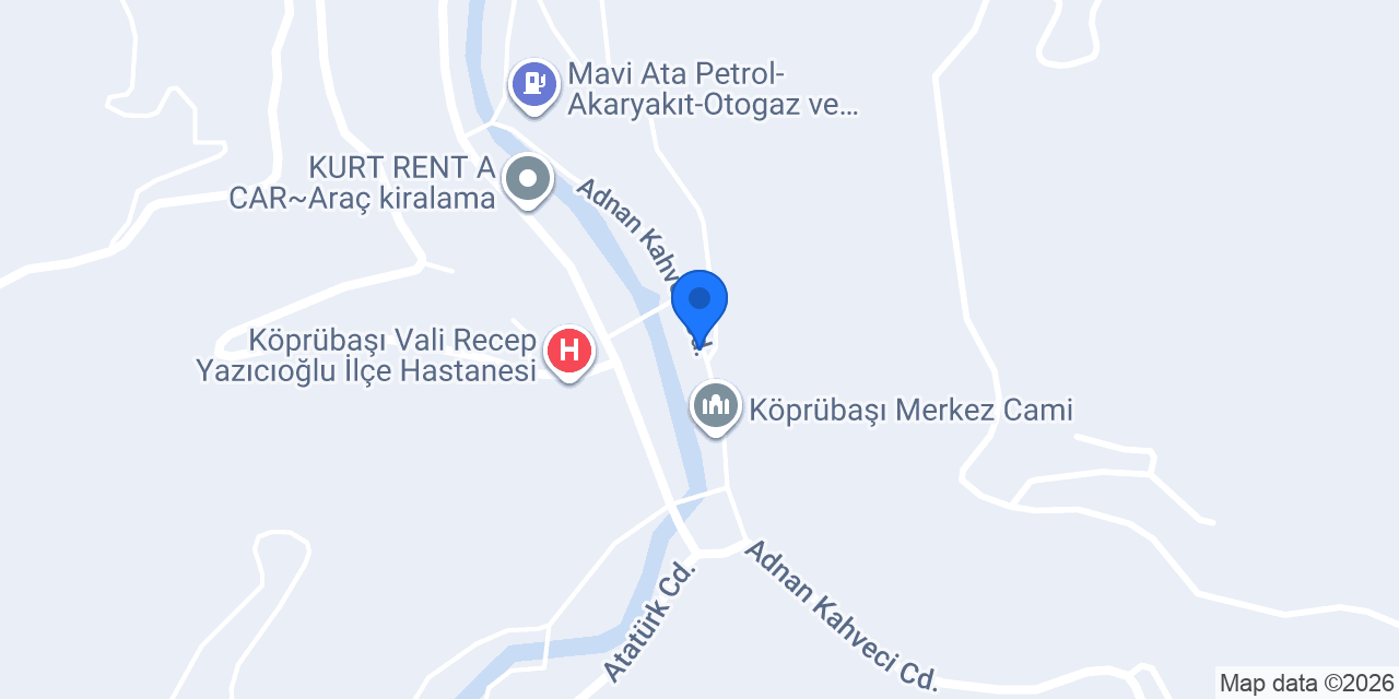Köprübaşı Lisesi konumu