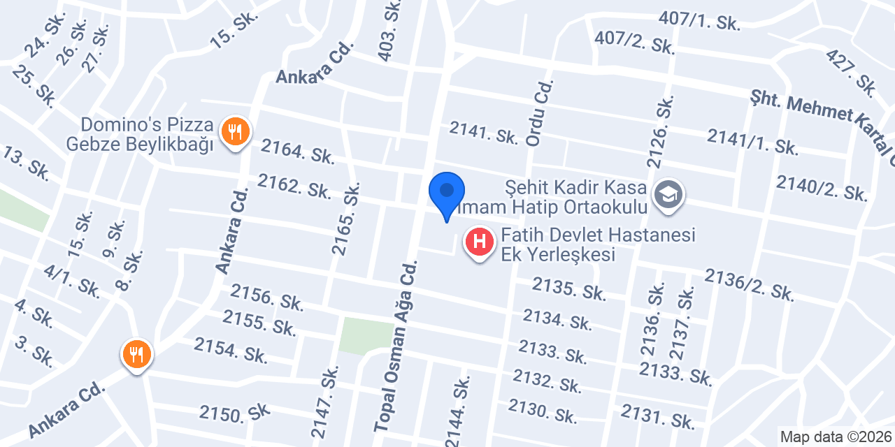 Beylikbağı Aile Sağlığı Merkezi konumu