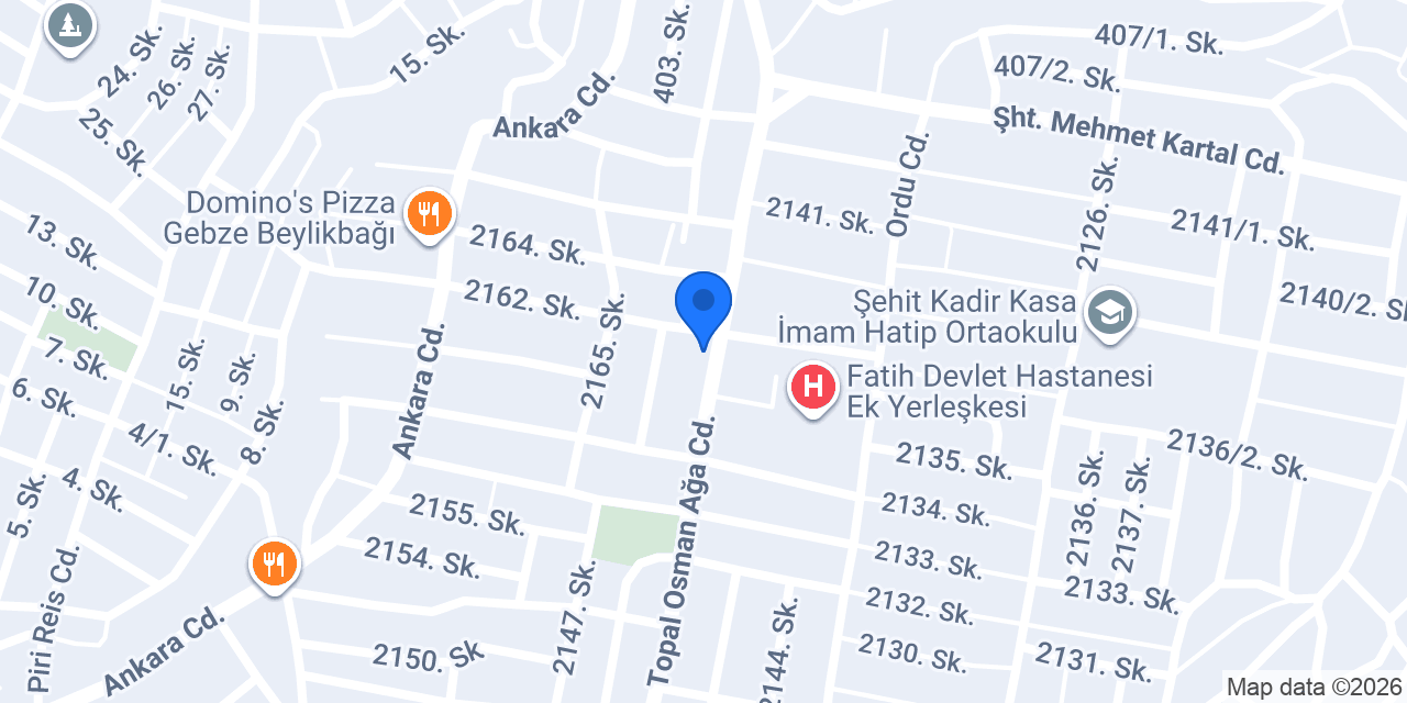 Yeni Şifa Eczanesi konumu