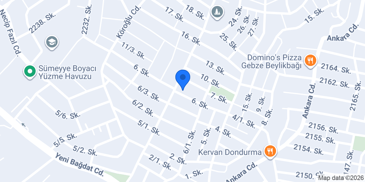Birlik Tesisat konumu
