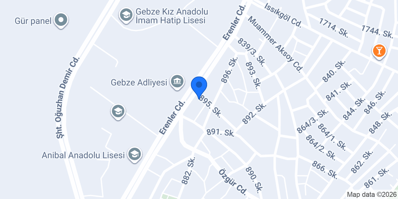 Gebze 17. Noterliği konumu
