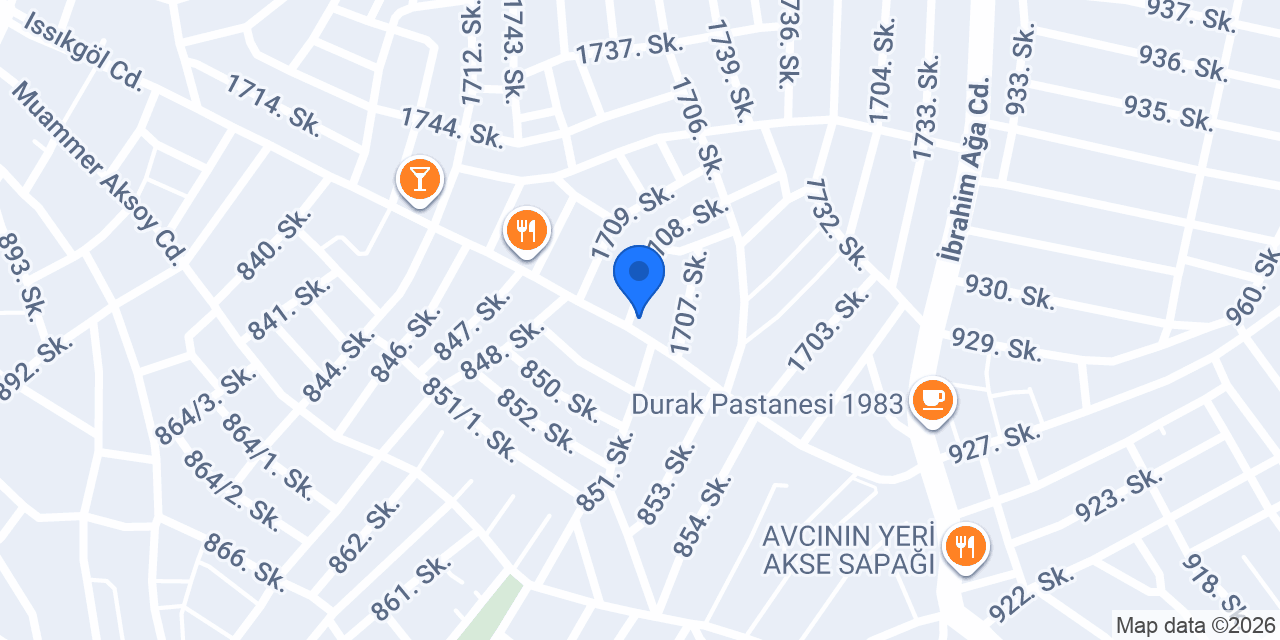 Akasya Yemek - Catering konumu