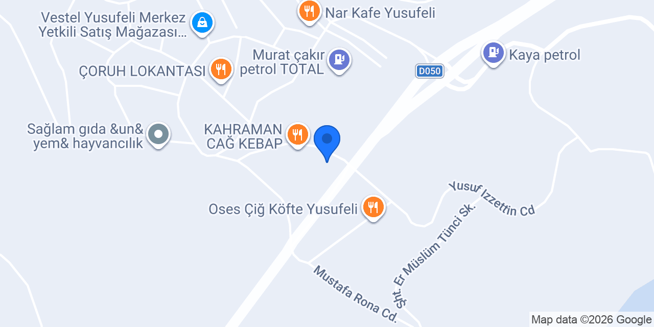 Hacıoğlu Döner konumu