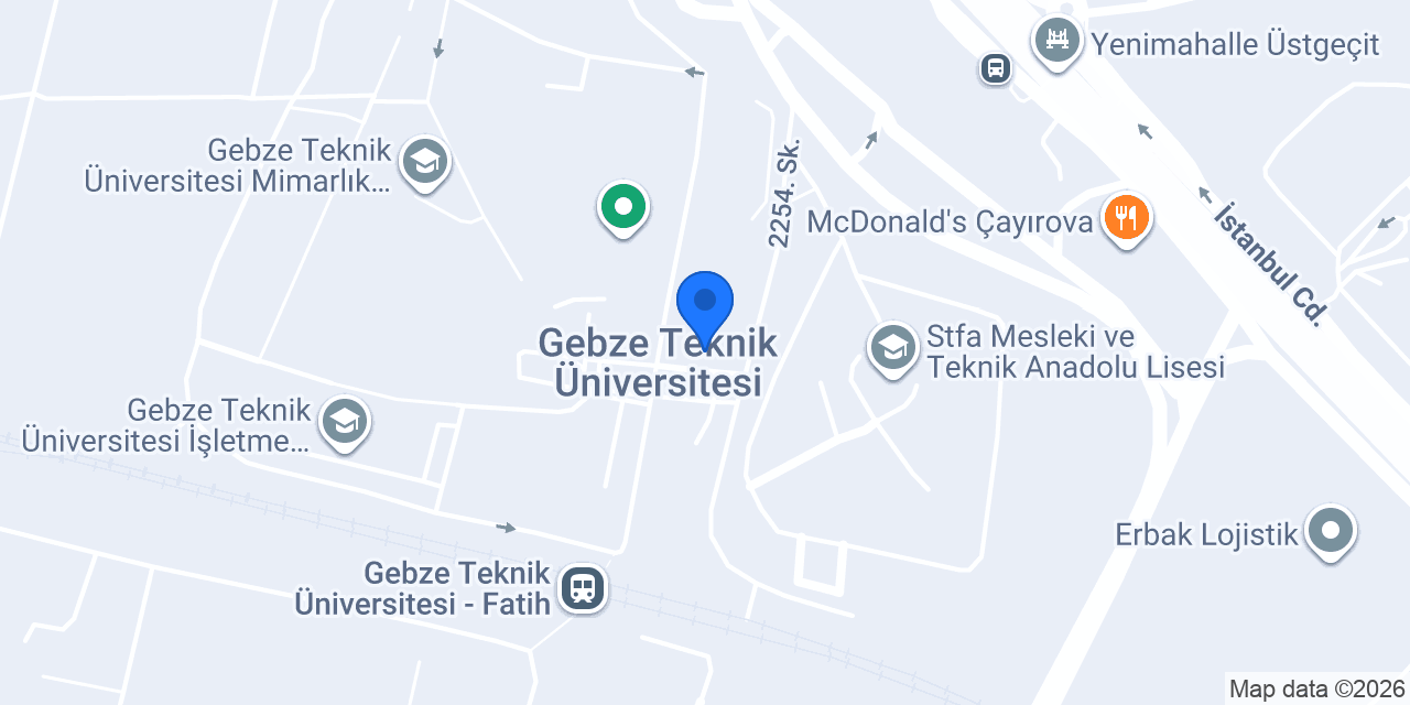 ÖSYM Gebze Sınav Koordinatörlüğü konumu
