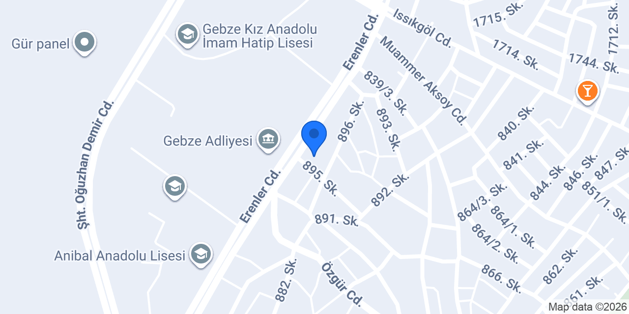Karaca Hukuk Bürosu Av.Adem Karaca konumu
