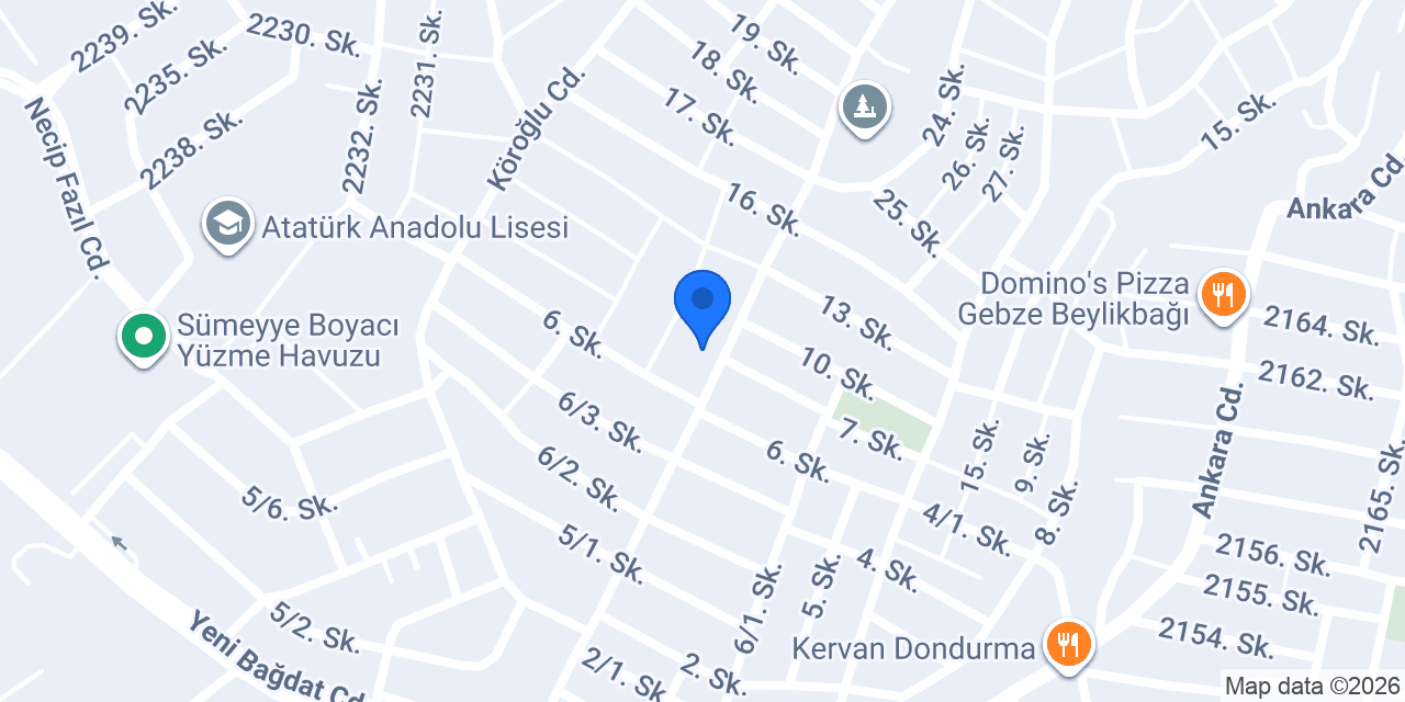 Kılıçoğulları Yapı konumu