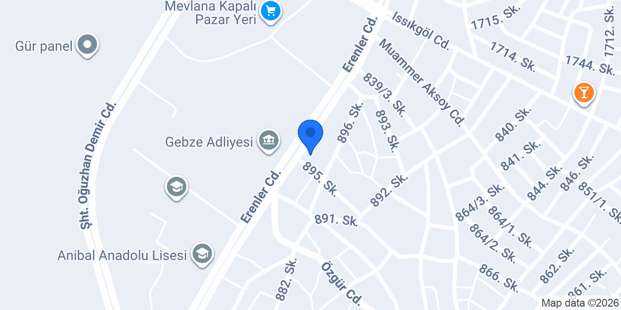 Gedikoğlu Ticaret Toptan 2 konumu
