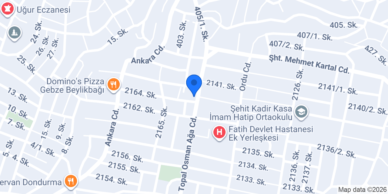 Hanedar İmport Export konumu