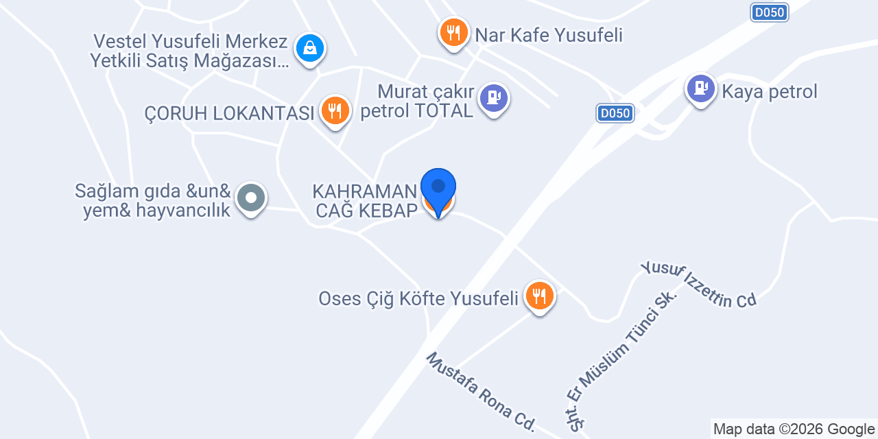 KAHRAMAN CAĞ KEBAP konumu