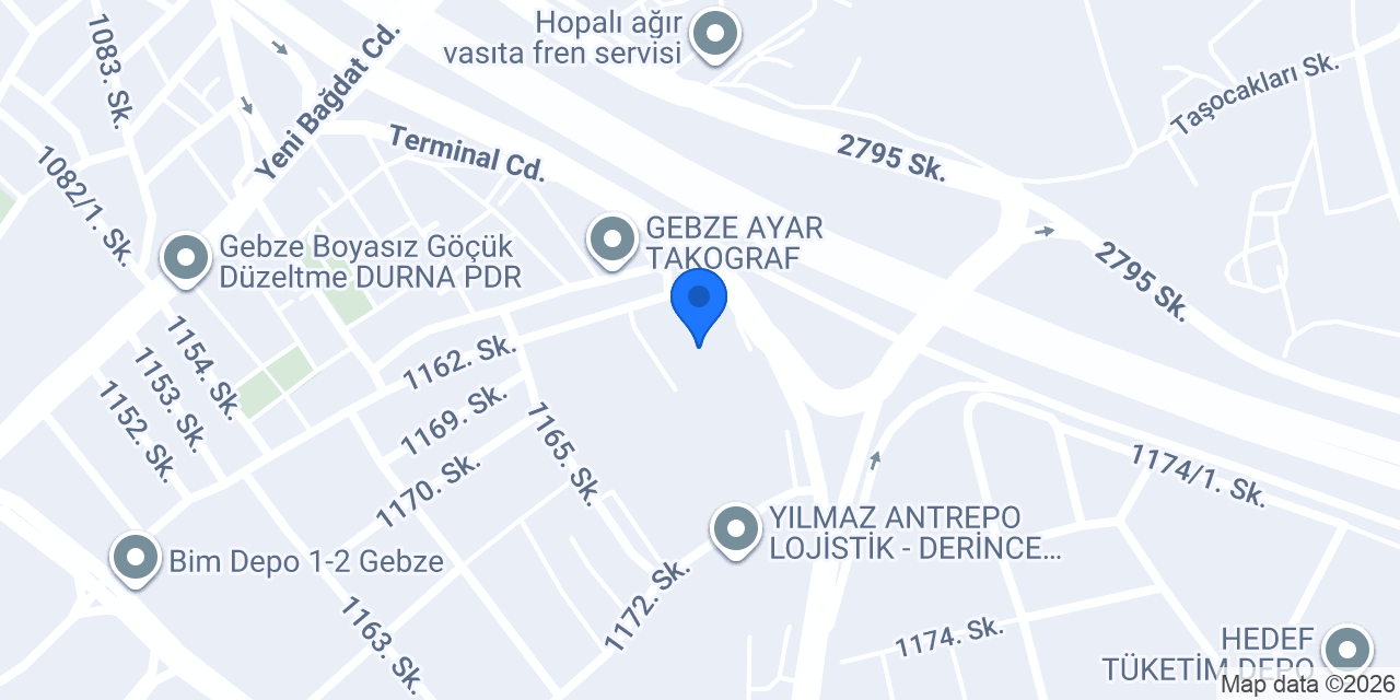 Gebze Otoshops konumu