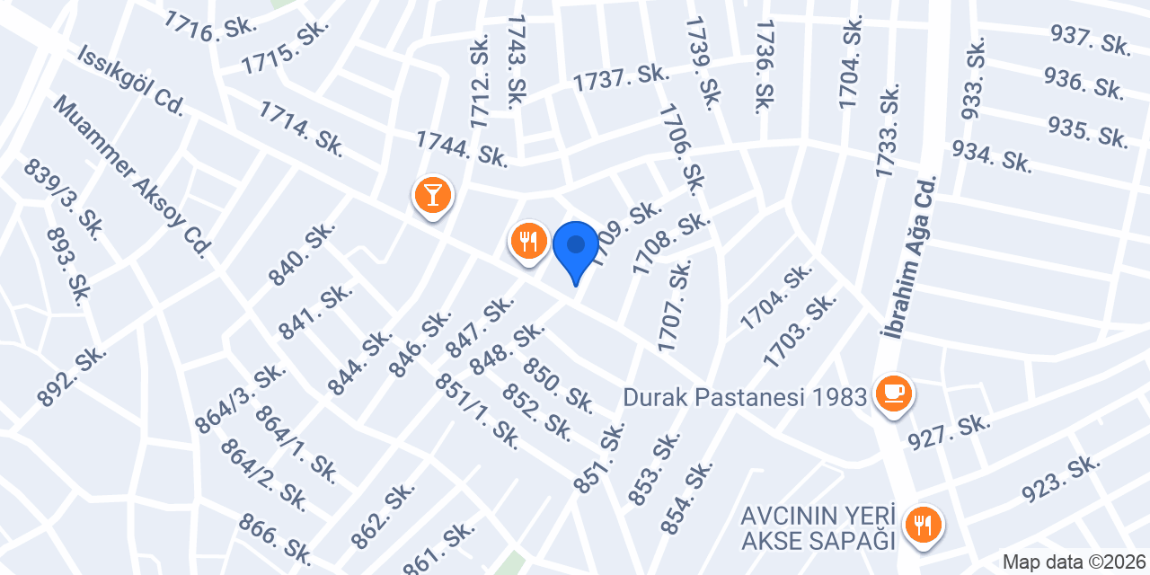 Yıldız Cam Sistemleri konumu