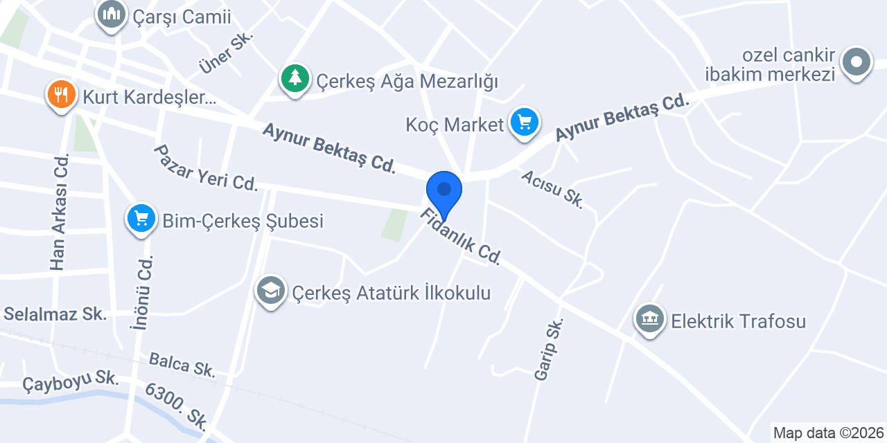Çerkeş mezarcılık konumu