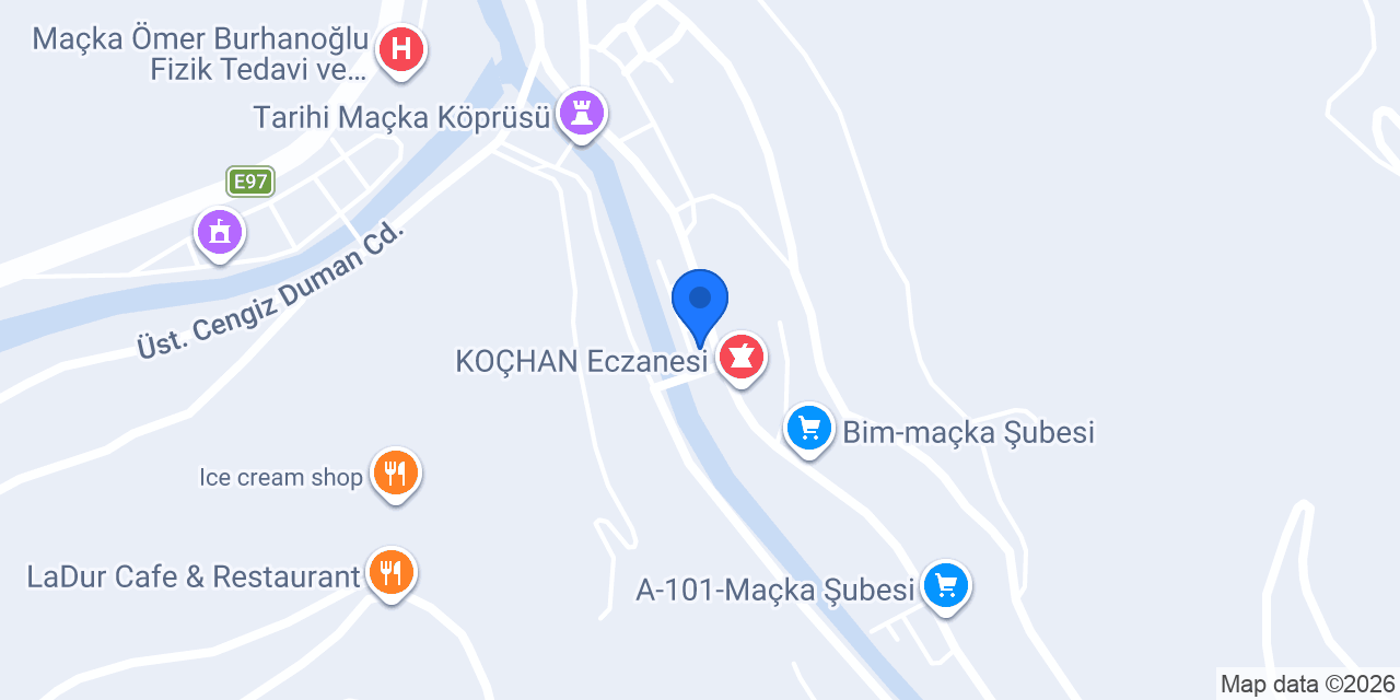 Merkez Eczanesi konumu