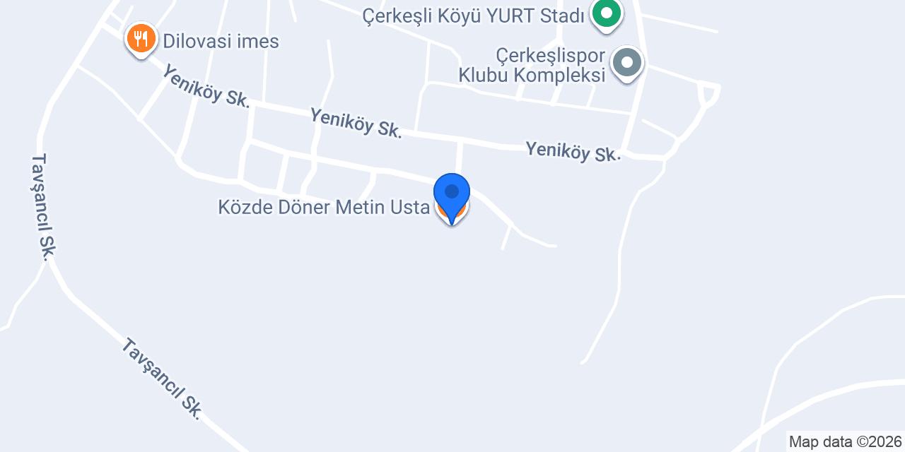 Közde Döner Metin Usta konumu