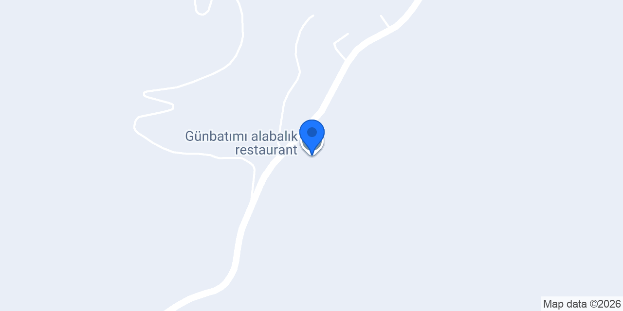 Günbatımı alabalık restaurant konumu