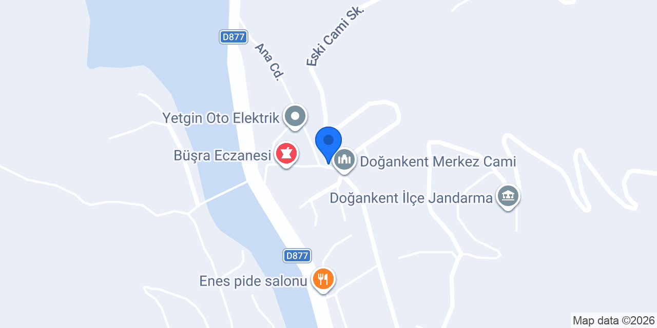 Doğankent İlçe Müftülüğü konumu