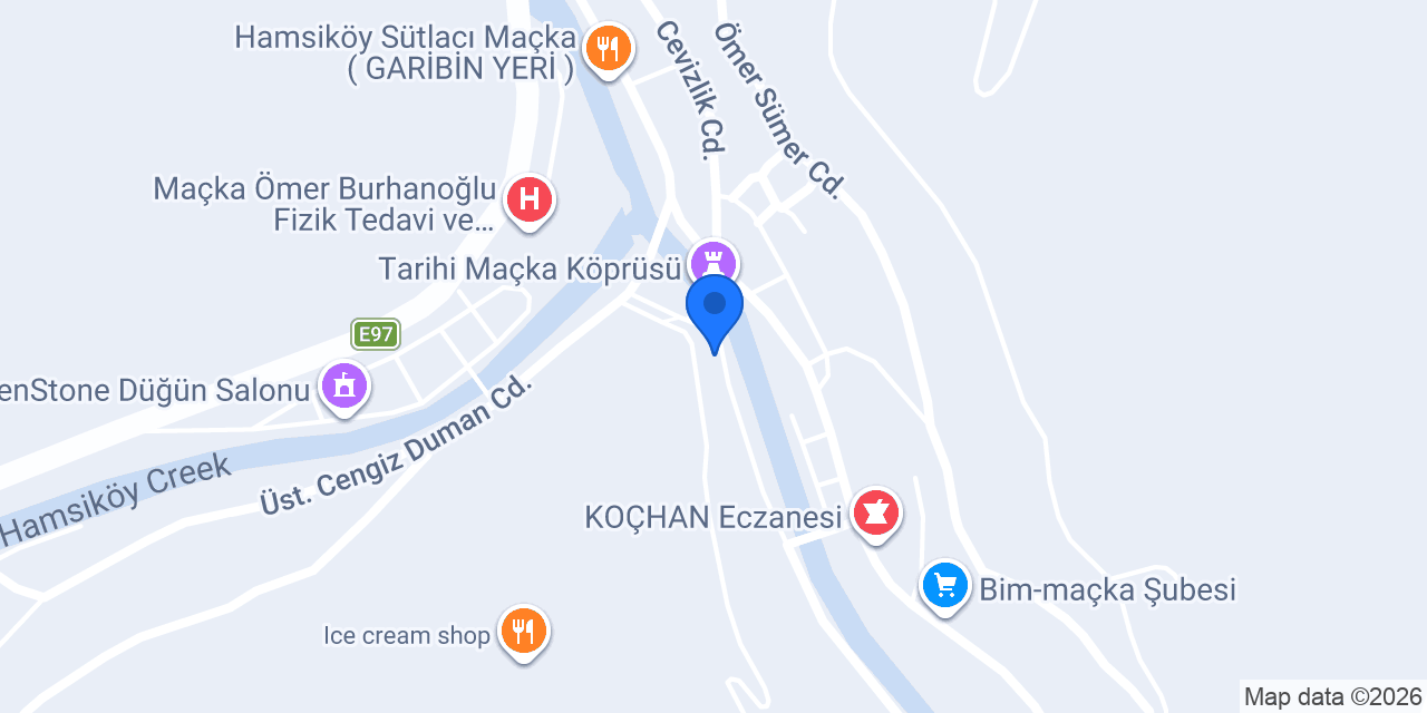 Maçka Noterliği konumu