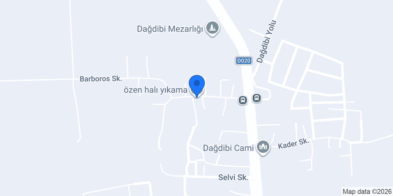 özen halı yıkama konumu