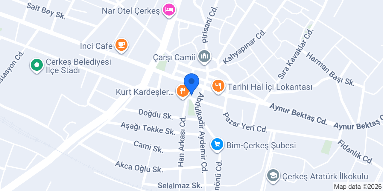 Avrupalı Motor konumu
