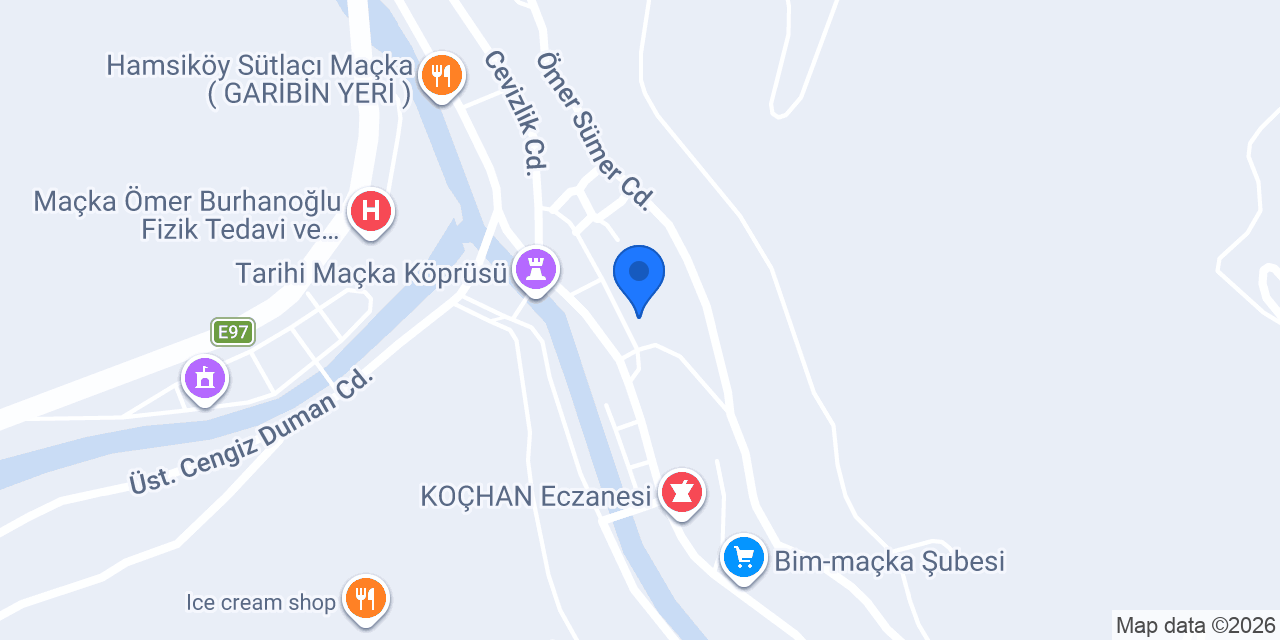 Maçka Halk Eğitim Merkezi konumu