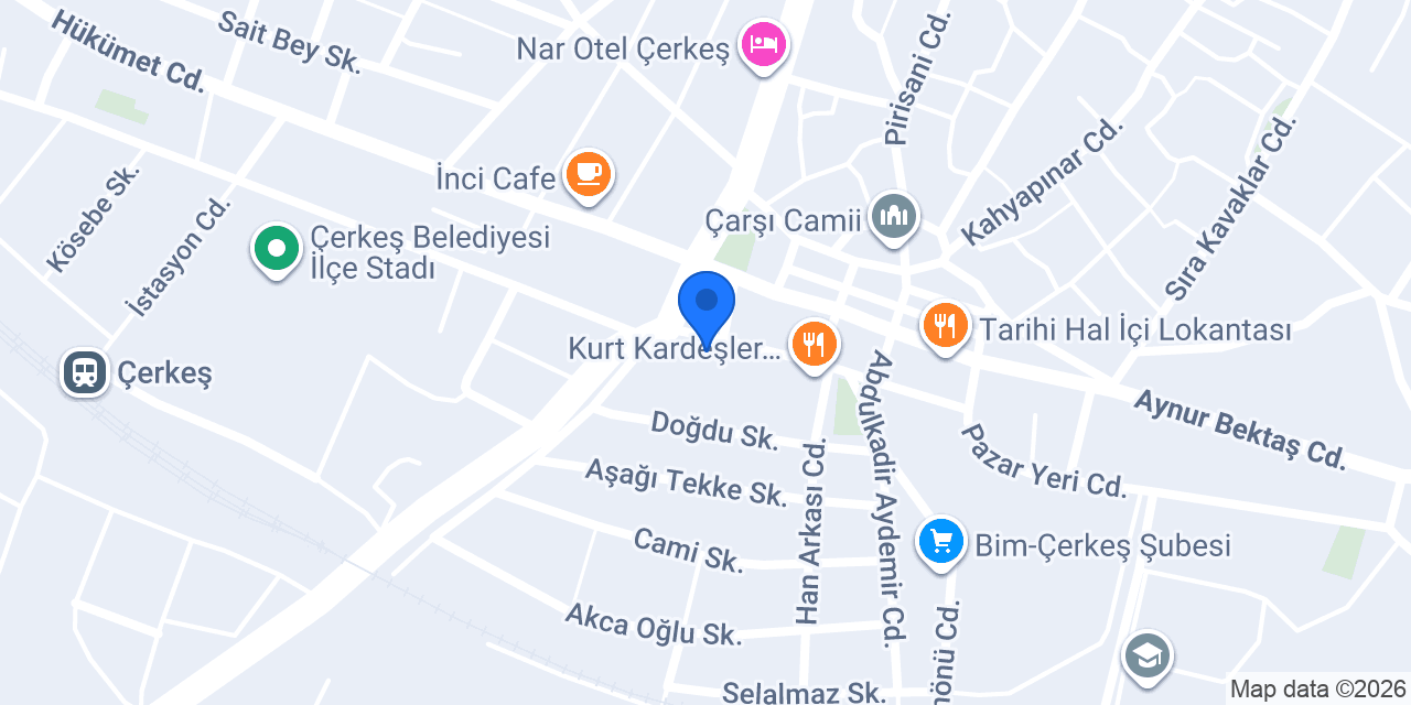 OĞUZHAN YAPI MARKET konumu
