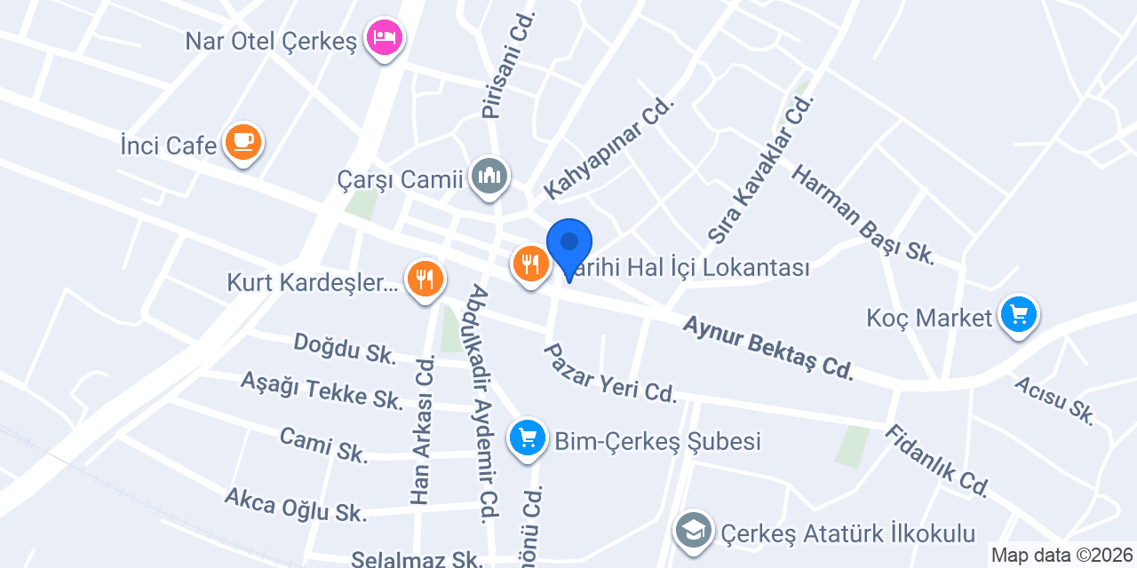 Petek Cafe & Bistro konumu