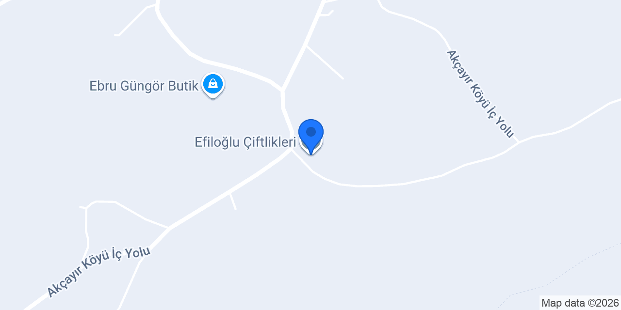 Efiloğlu Çiftlikleri konumu