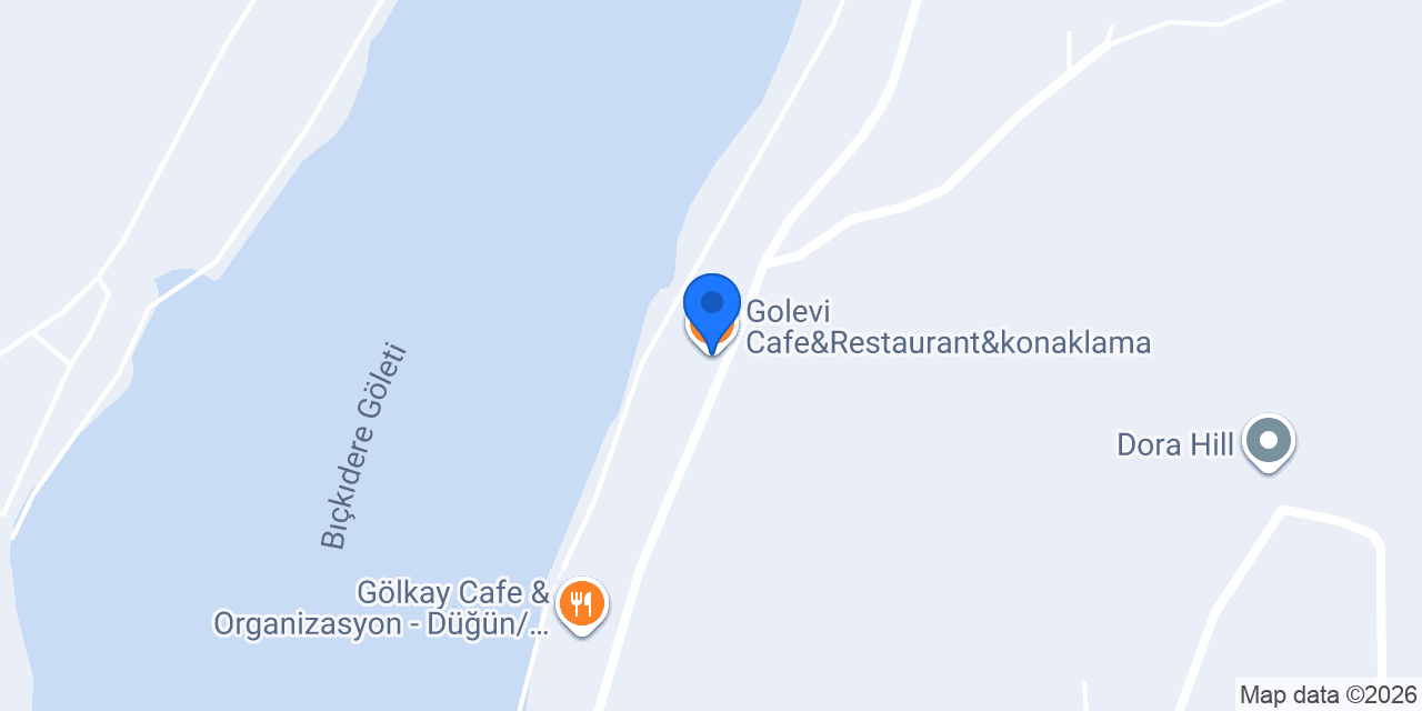 Golevi Cafe&Restaurant&konaklama konumu