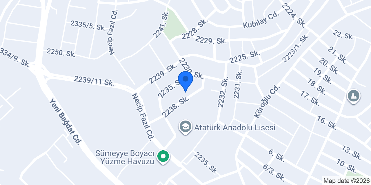 GEBZE ÖZEL EĞİTİM MESLEK OKULU konumu